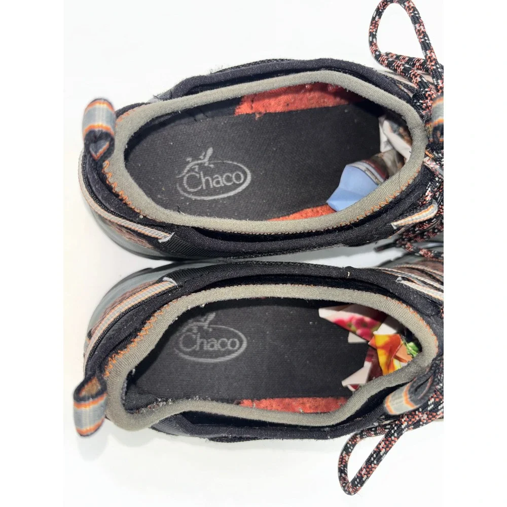 CHACO Outcross‎ Evo 2 Water Shoe Mens Black Orange Hiking Camping Lace Up 9.5
